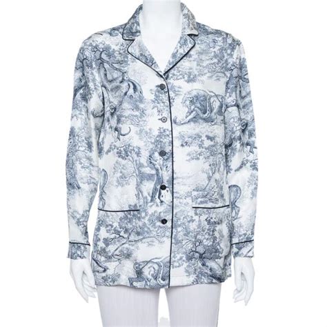 pyjama dior homme|Dior Chez Moi Pajama Jacket Silk with Black and White Toile de .